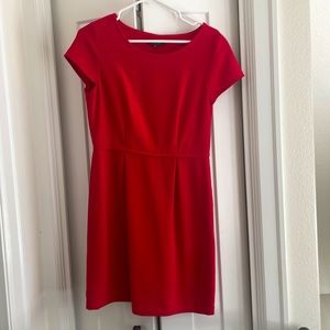 Madewell, mini sheath dress, size 4, red, like new